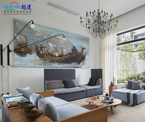 歐式KT板畫(huà)背景墻效果